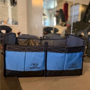 Blue and Black Trunk Organizer